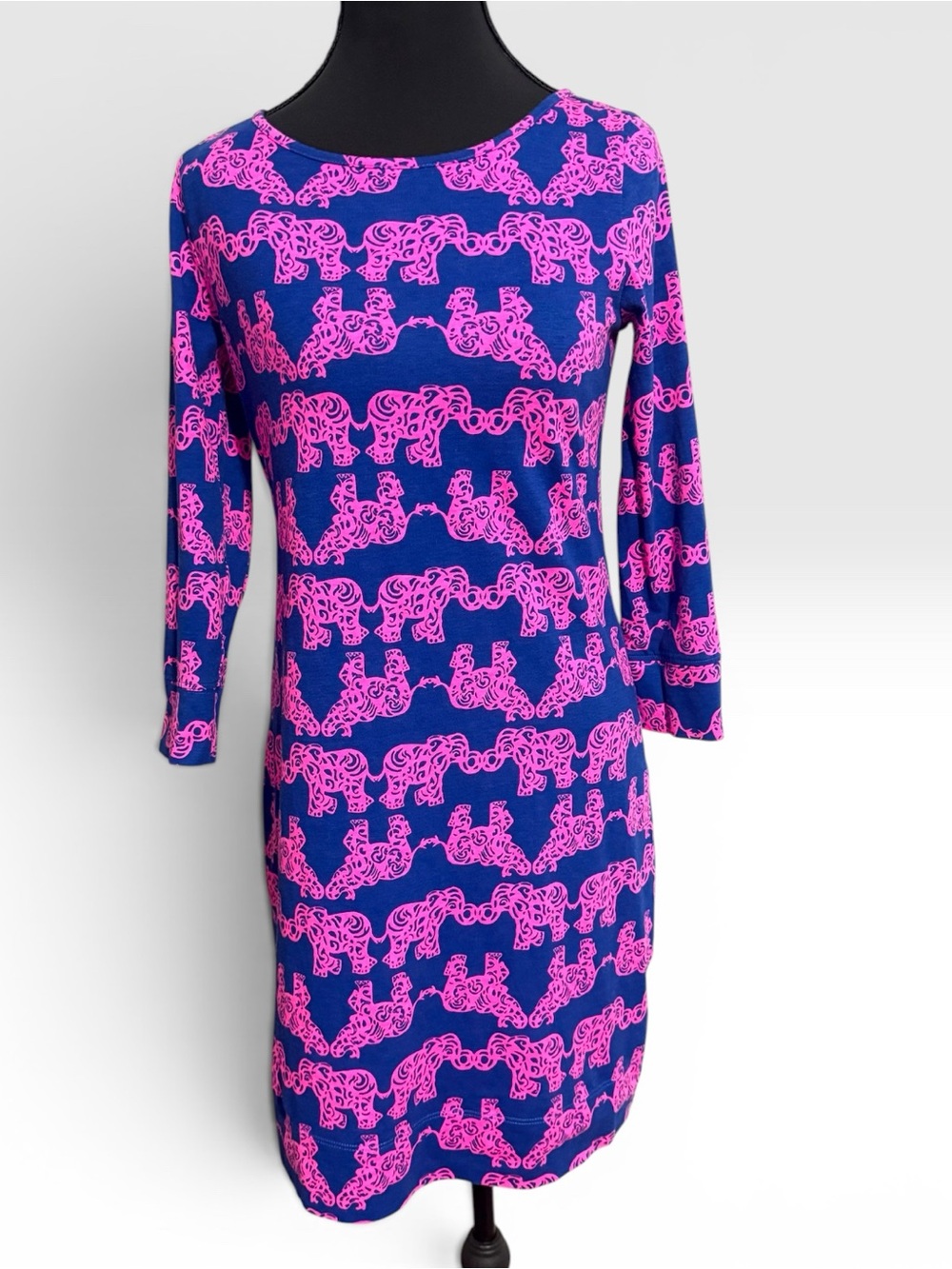 Lilly Pulitzer Marlowe Pack Your Trunk Pima Cotton Shift Dress XS